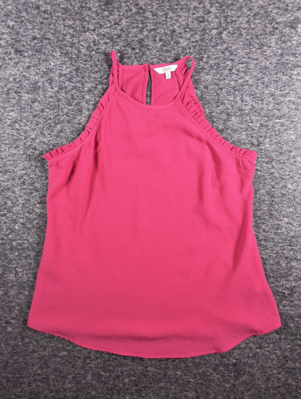Candies pink halter top shirt, women's small
